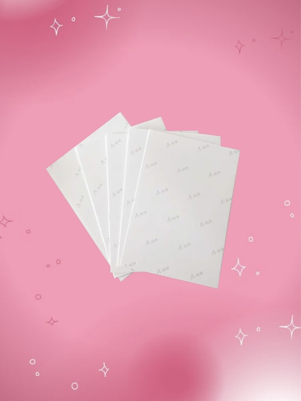 A-SUB Sublimation Paper 8.5x11 Inch 5 Sheets ONLY Compatible with Sublimation
